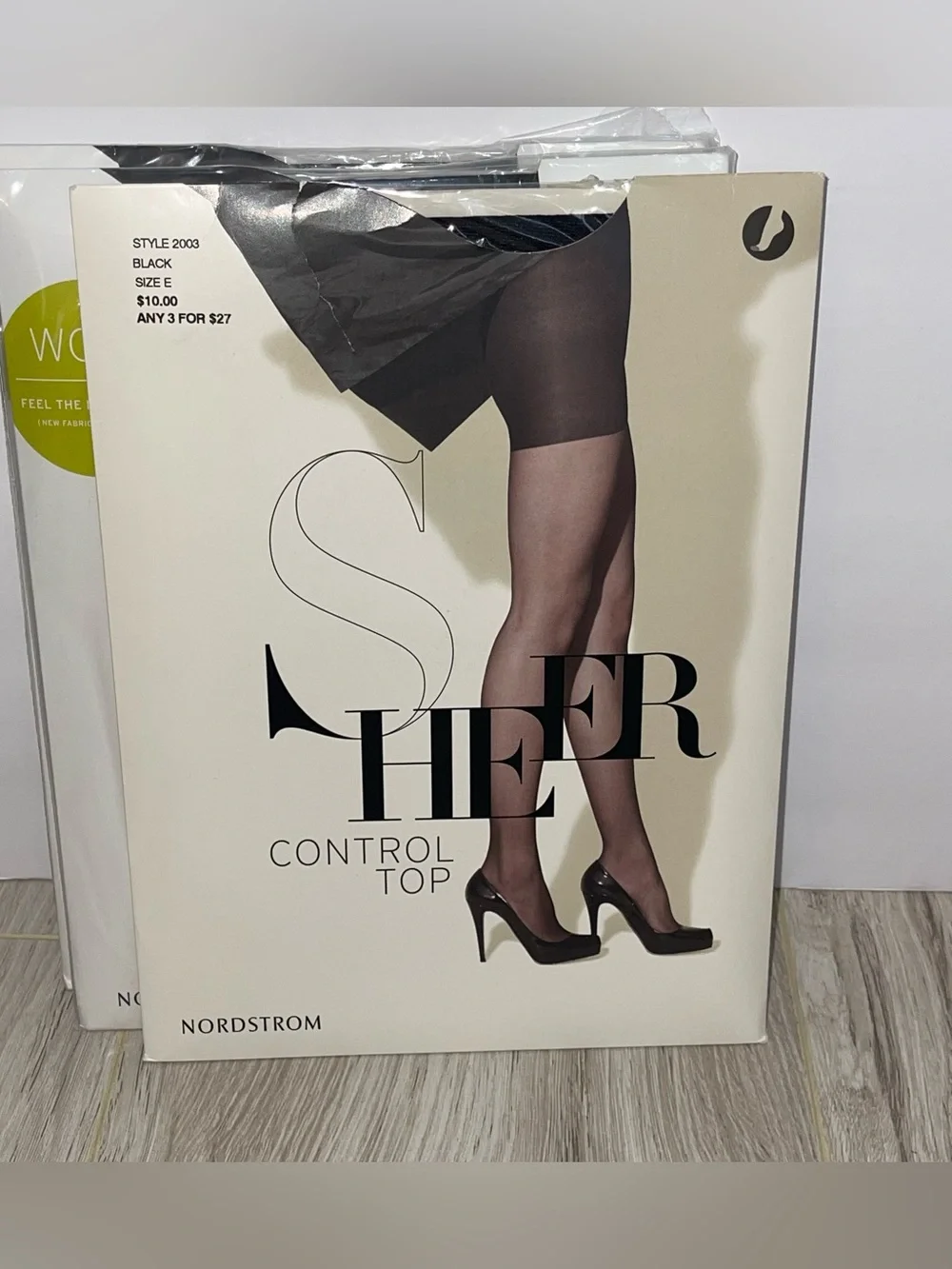 New 3 Pair Nordstrom Stockings Various Colors. Size E